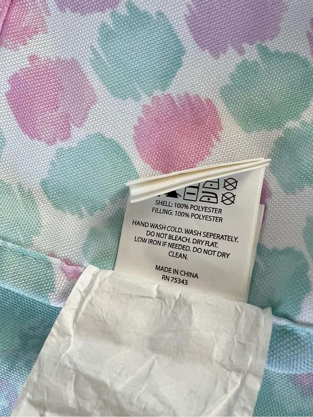 Tommy Bahama Girls Watercolor Beach Blanket With Carry Bag